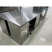 Stainless hlau Laboratory Workbench